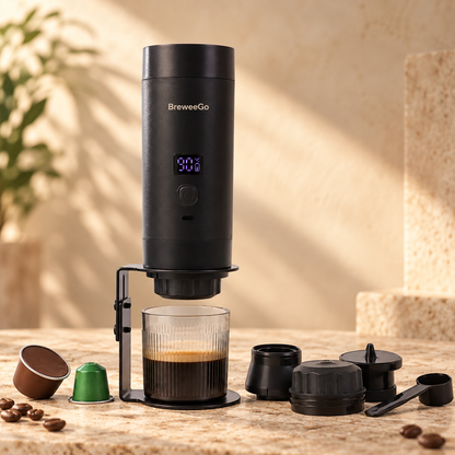 BreweeGo 3-in-1 Portable Espresso & Coffee Maker