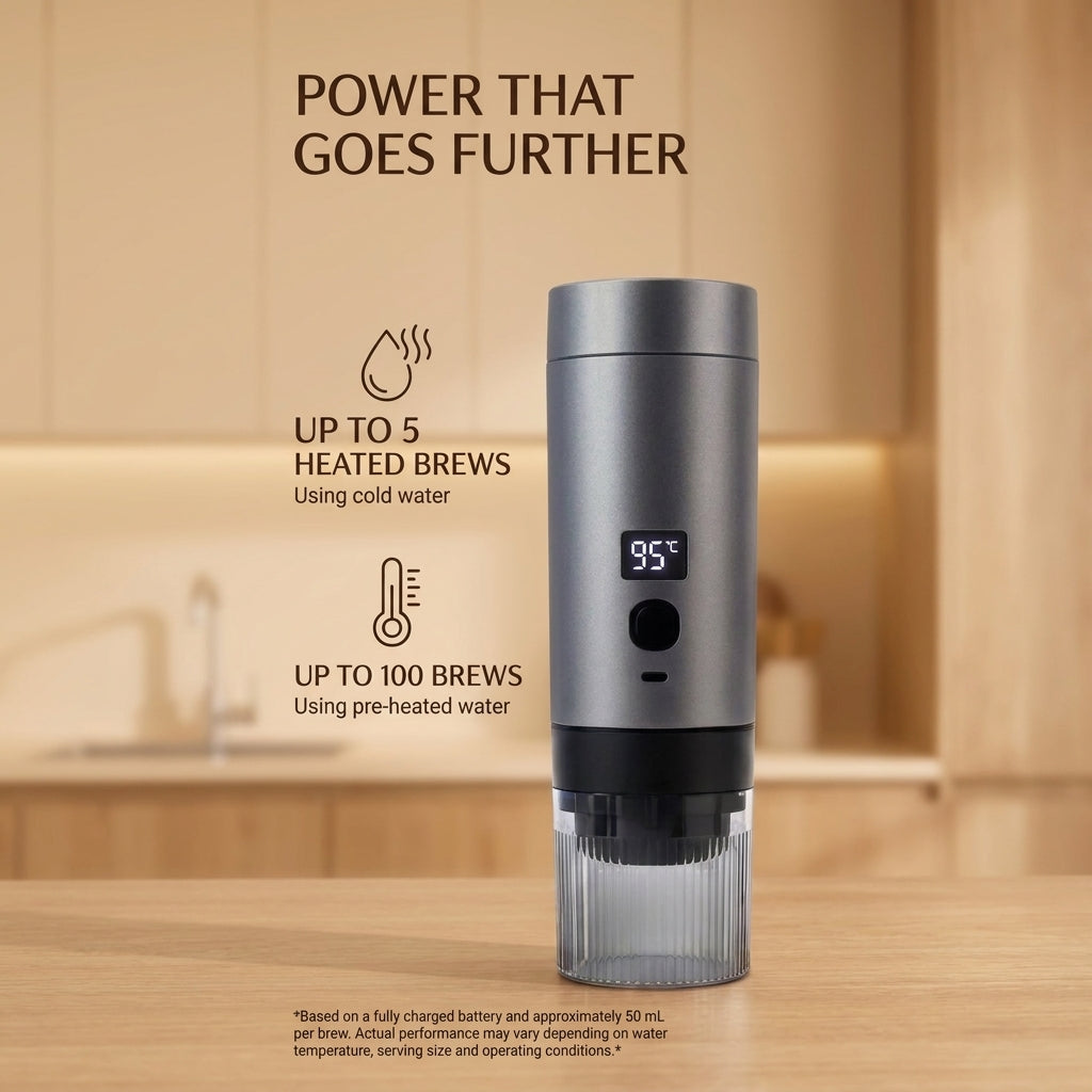 BreweeGo 3-in-1 Portable Espresso & Coffee Maker