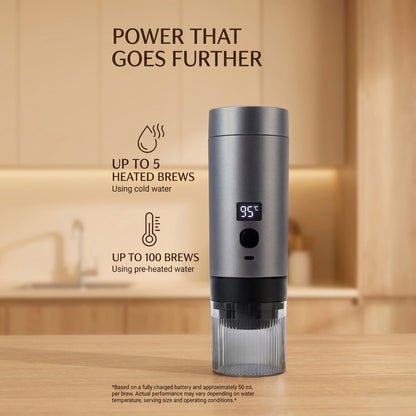 BreweeGo 3-in-1 Portable Espresso & Coffee Maker