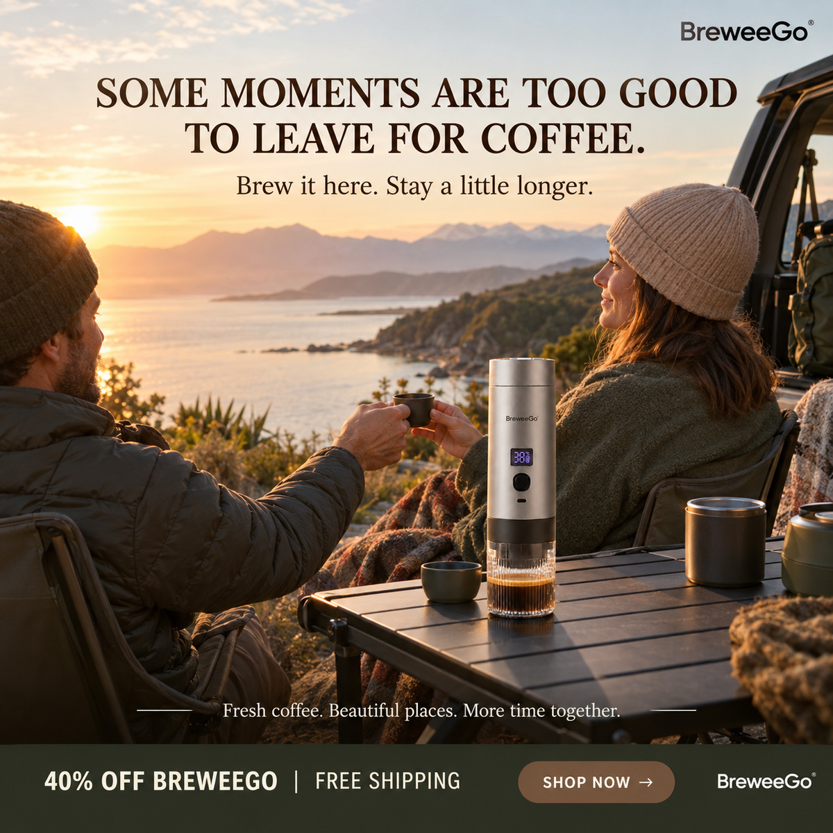 BreweeGo Portable Coffee Maker